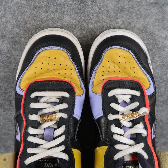 Nike Shoes Womens 5 Casual Sneakers AF1 Air Force 1 Shadow Dark Sulfur Trainers - Picture 8 of 14